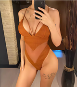 Velina One Piece Bikini - Coffee Brown