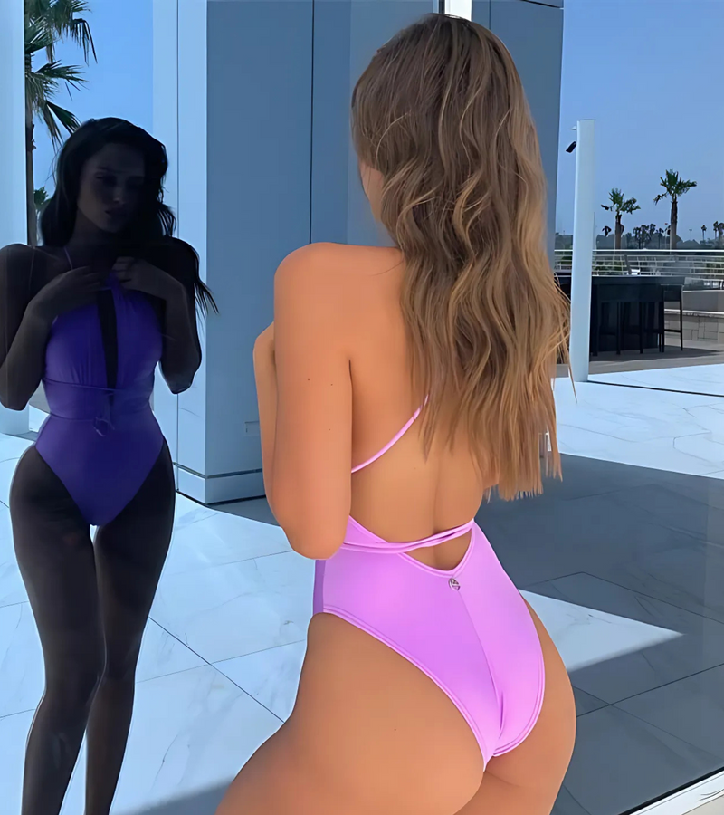 Yvanna One Piece Bikini - Purple