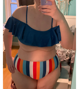 Cyrene Bikini Plus Size - Blue
