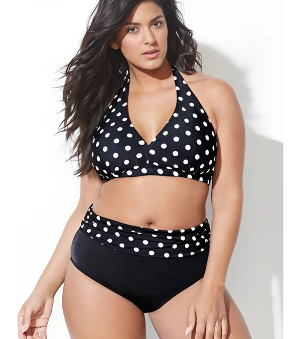 Kaima Bikini Plus Size - Polka Dots