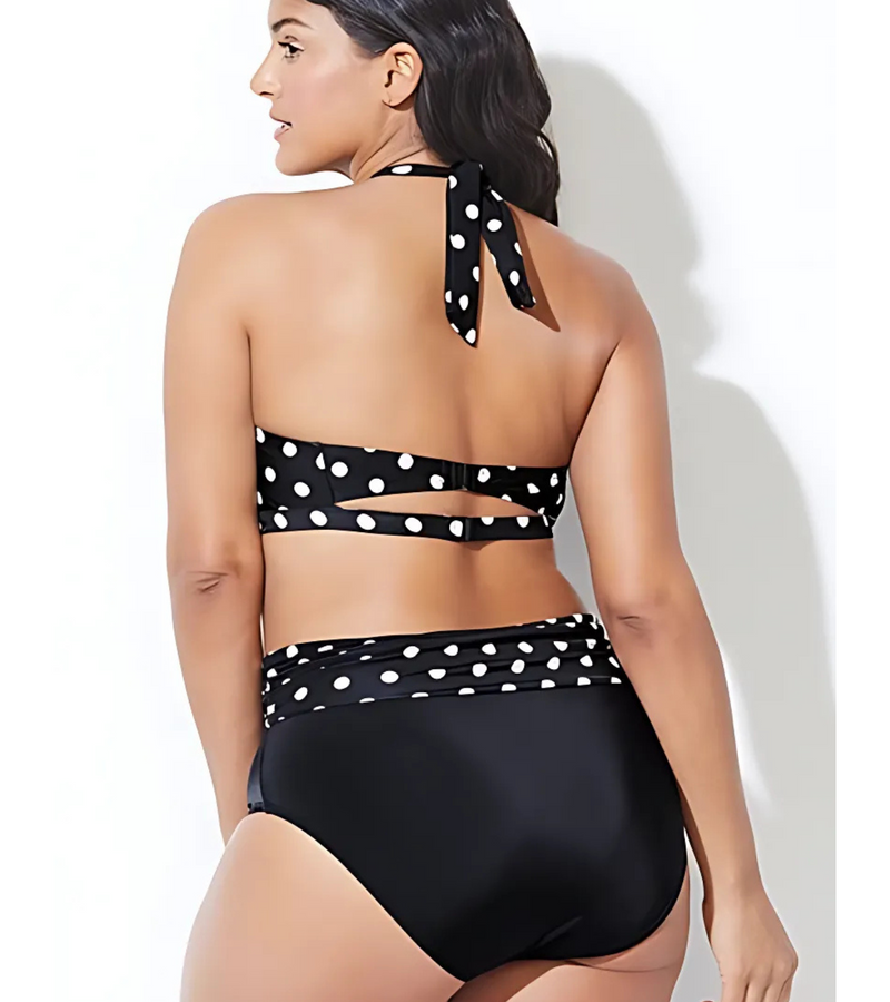 Kaima Bikini Plus Size - Polka Dots
